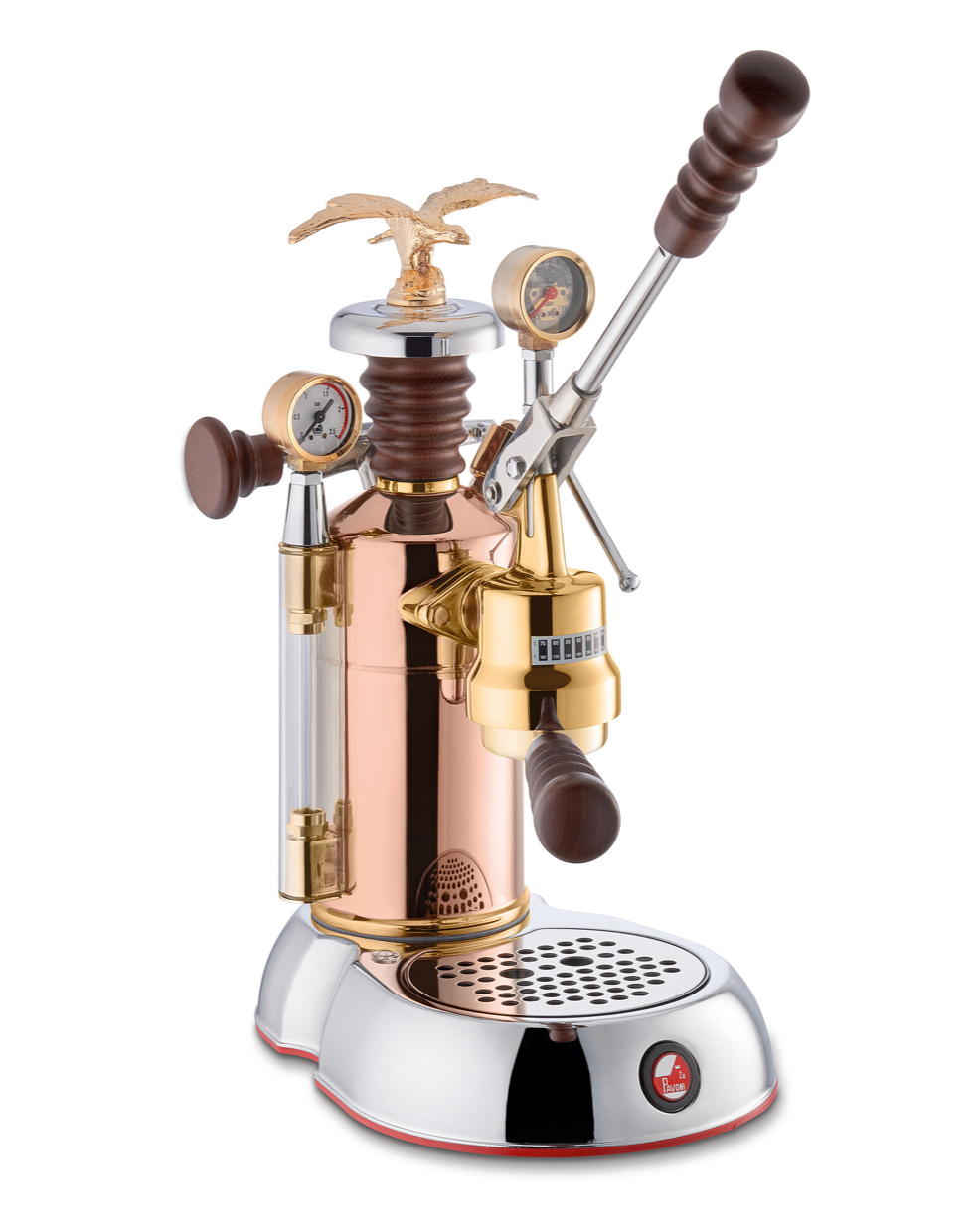 La Pavoni, Esperto Edotto, Kupfer-Gold-Chrom