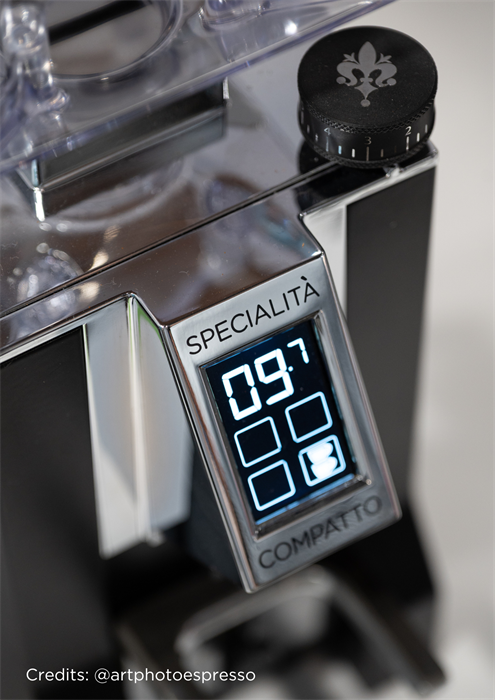 Kaffeemühle, Eureka Mignon Specialita Compatto, Chrom